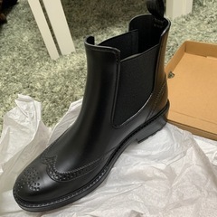 【新品未使用】長靴（黒）　Lサイズ