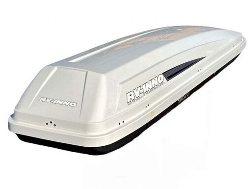 【引取限定・現状渡し】RV-INNO イノー ストリームボックス BR-400 ルーフボックス 両開きタイプ 鍵付 ホワイト
