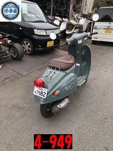 お取引頂きました。愛知県公安委員会許可業者(オートバイ商)☆GARAGE-ECO千音寺☆軽整備＆点検済み、実働ジャンク、レストア☆スズキ　ヴェルデCA1MA緑　4-949名古屋市中川区より!!