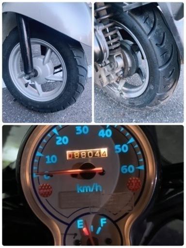 ヤマハ　ビーノ50   後輪新品、ベッドライトLED化、USB電源装備 ヤマハ ビーノ50 後輪新品、ベッドライトLED化、USB電源装備