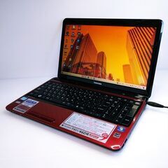 稀少レッド☆高速Corei5☆750GB☆東芝dynabook☆ノートパソコン
