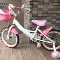幼児 自転車 補助輪付き 女の子用、女児用