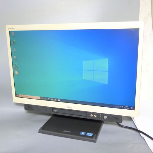大容量HDD-750GB 一体型パソコン 20型ワイド FUJITSU 富士通 K553/F 中古動作良品 第3世代 Core i5 4GB DVD-ROM Windows10 Office有