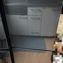 【取引中】ユーイング 110L 2ドア冷蔵庫（ギャラクシーブラッ...