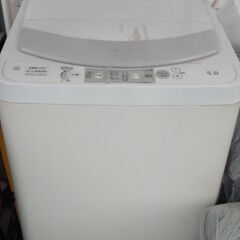 ０円　洗濯機(※外置きだったため見た目汚れあり)