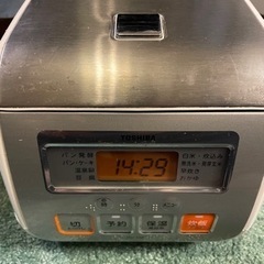【決定しました】炊飯器　TOSHIBA RC-5SF(W)