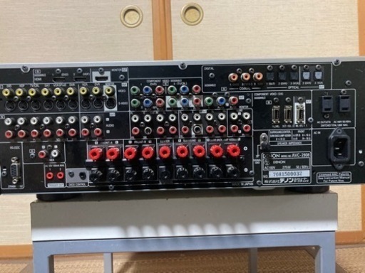 完売♬DENON♬ デノン AVサラウンドアンプ プレミアムシルバー AVC-2808-SP7チャンネル