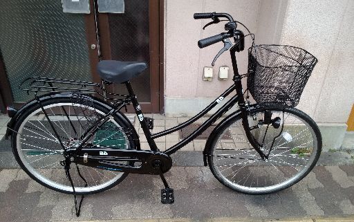 ARTIER 26吋 ファッションファミリーサイクル 外装6段/LED/ブラック