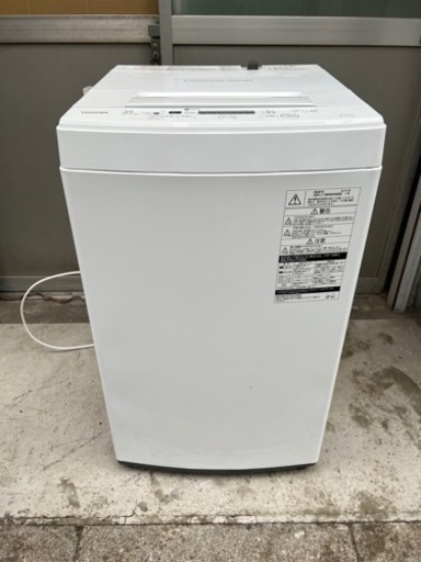TOSHIBA 東芝 全自動洗濯機 AW-45M7 4,5kg上開き 2019年製