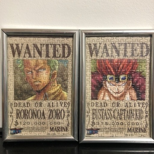 ワンピース手配書パズル4つセットパネル付き みー 武蔵砂川のその他の中古あげます 譲ります ジモティーで不用品の処分