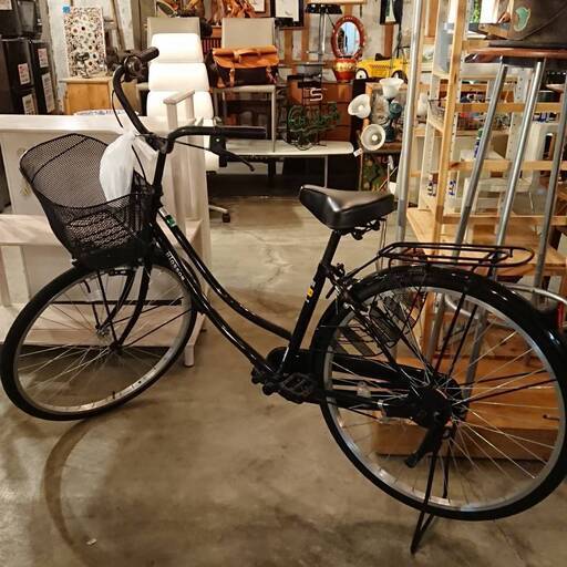 ✨期間限定・特別価格✨【美品】Blossom カゴ付き中古自転車 26インチ ママチャリ ブラック