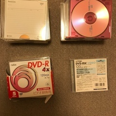 未使用品DVD-RW DVD-R CD-R