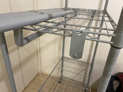 ニトリスチールラックハンガーラック ひな 駒沢大学の家具の中古あげます 譲ります ジモティーで不用品の処分