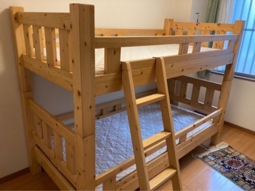 【お話し中】二段ベッド　木製　状態良好