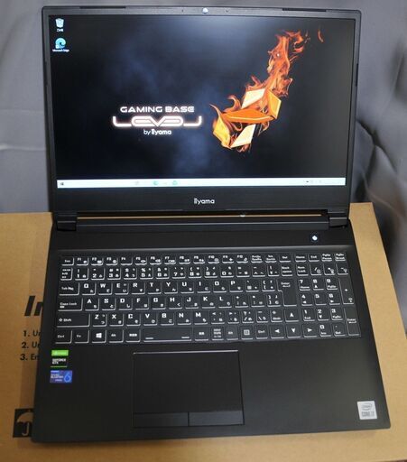 【半日限定】iiyama ゲーミングノートPC　第10世代i7 GTX1660Ti VRAM6GB RAM16GB NVMe M.2SSD500GB＋HDD500GB