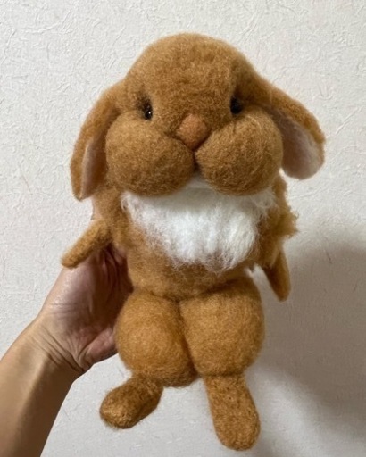 羊毛フェルトうさぎ