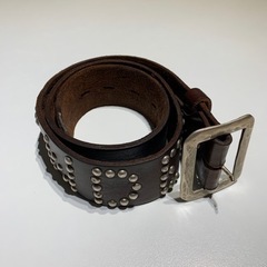 絶版！ TENDERLOIN HTC PORTER スタッズ ベルト 茶 XS