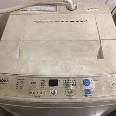 AQUAの4.5KG洗濯機