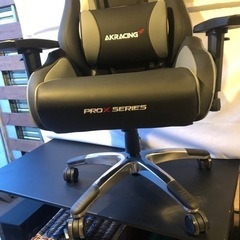 美品】AKRacing ゲーミングチェア Pro-X グレー プロ シリーズ 