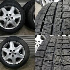 名古屋市発　30セルシオ後期　ダンロップ　2018年製スタッドレスタイヤ ホイール