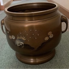 真鍮の火鉢