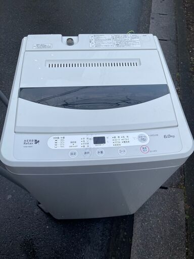 最短当日配送可★無料で配送及び設置いたします★洗濯機　YAMADA　YWM-T60A1 6キロ　2017 年製★YAM-1A