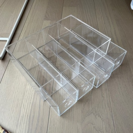 無印良品アクリル収納ケース 美品