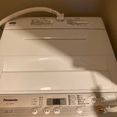 洗濯機　2019年製 Panasonic NA-F60B12