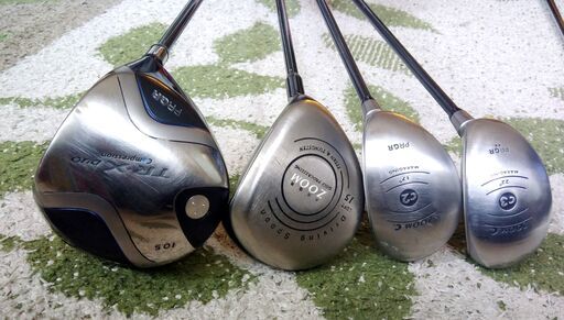 ゴルフクラブセット18本＋バッグ PRGR他