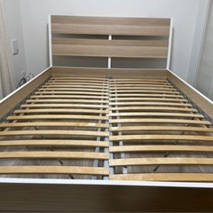 【ネット決済】IKEA トリスゥル　ダブルベッド