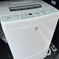 中古 洗濯機 AQUA AQWｰS6E7(KW) 6.0kg 2...