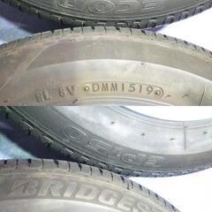 夏14インチ 日産純正 デイズ DAYZ 軽乗用車【富山】ニッサン純正 アルミ DAYZ純正 デイズ純正 155/65R14 ブリジストン 中古４本 14インチ EKワゴン