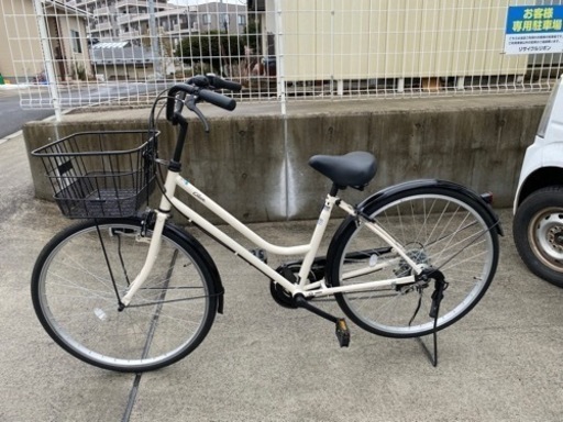 アサヒ シティサイクル 6段変速 自転車 通勤 通学 学生 中古自転車