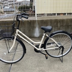 アサヒ シティサイクル 6段変速 自転車 通勤 通学 学生 中古自転車