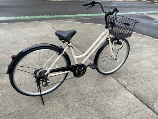 アサヒ シティサイクル 6段変速 自転車 通勤 通学 学生 中古自転車 