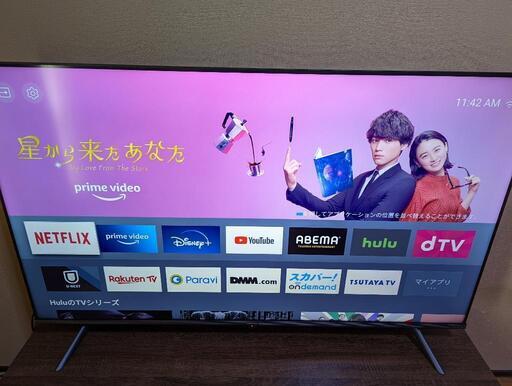 4ｋチューナー内蔵　50インチ　テレビセット