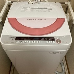 (お取引中)洗濯機(6キロ)お譲りします！