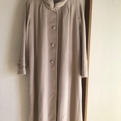 FORE&MORE ベージュロングコート　9号　毛100%  日本製☆