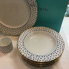 未使用品!!! ティファニー ダンシングT ディナーセット 12点 おしゃれ