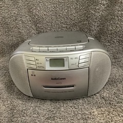 オーム電機　RCD-1016ZYD-S　CDラジオカセットレコー...