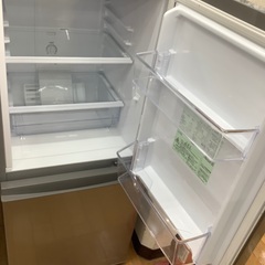 AQUA 2ドア冷蔵庫　AQR-13J 2020年製　126L 凹み有