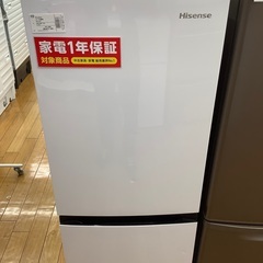 Hisense 2ドア冷蔵庫 HR-D15E 2021年製 154L 凹み有
