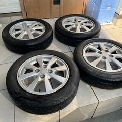 ダイハツ純正　14インチホイール タイヤセット　155/65 R...