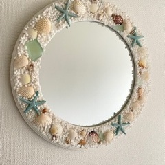 貝殻の鏡