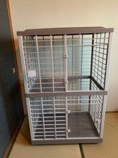 【取引決定済】猫ゲージ(2段) タンスのゲン
