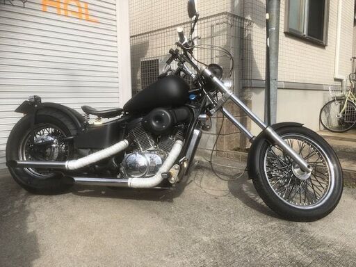 ☆ スティード400カスタム マットブラック 新品タイヤ 車検R5.11まで NC26 ☆