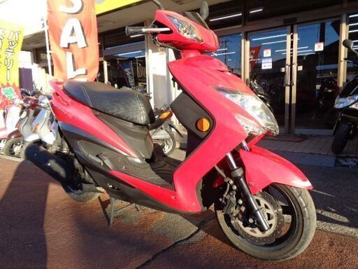 NO.4169　シグナス１２５ＸＳＲ　ＳＥ４４Ｊ後期モデル　４サイクル　ＦＩ車　レッド　☆彡