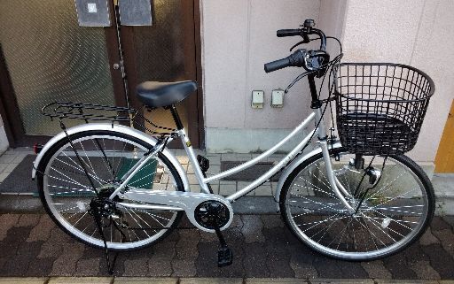 COCONUT[ココナッツ]26吋ファミリーサイクル 外装6段/シルバー ...