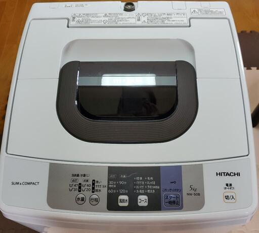 【取引中です。】2018年製　洗濯機　5kg　HITACHI