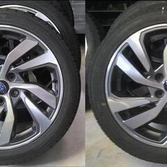 価格変更　手渡し限定　レヴォーグ純正アルミ4本夏タイヤ225/45R18付き